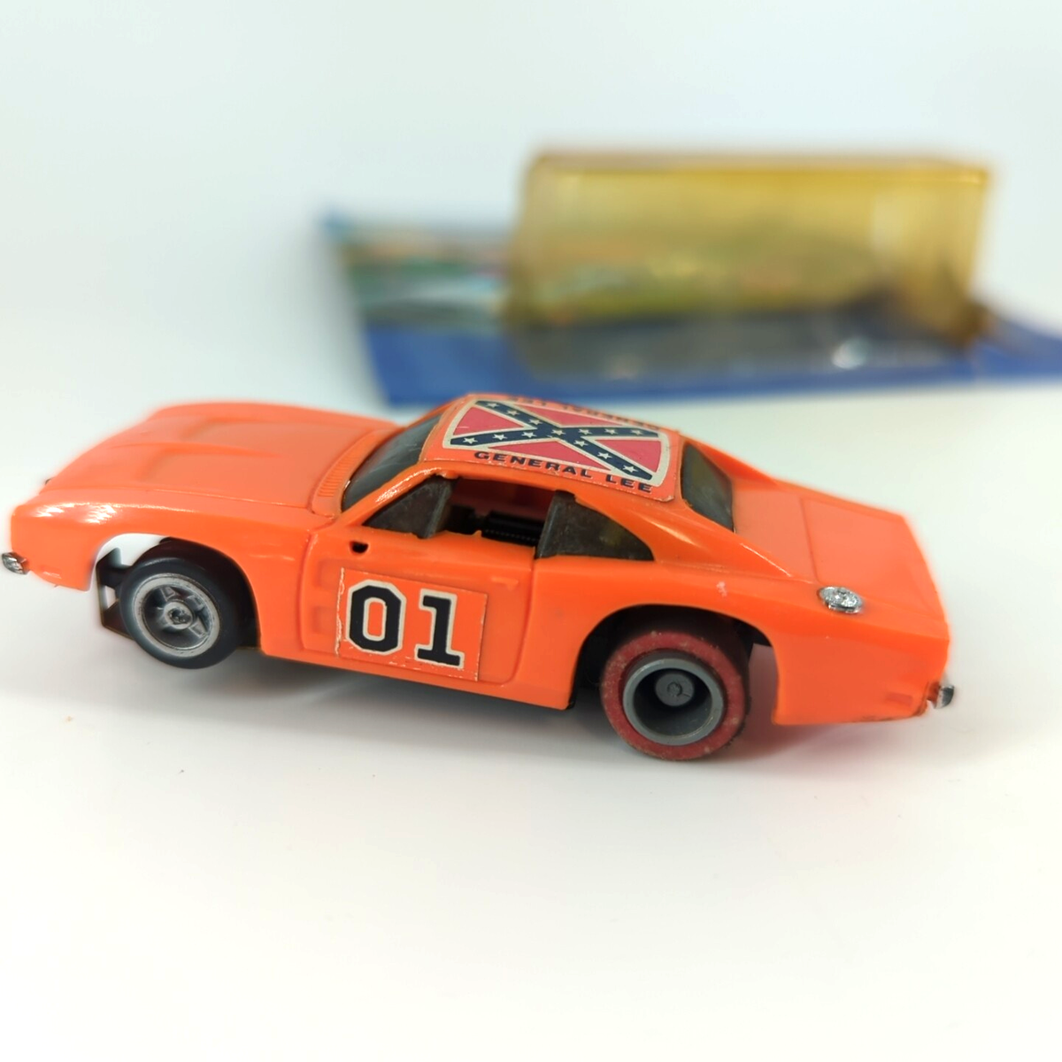 Dukes of Hazzard Dodge Charger General Lee Ideal HO Slot Car 1981