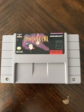 Final Fantasy III (3) - Super Nintendo Authentic Tested Cartridge Only SNES