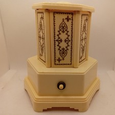 Vintage Selcol Musical Cigarette/Lipstick Carousel Dispenser with Ballerina