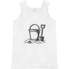 'Beach Bucket  Spade' Adult Vest / Tank Top AV066007 