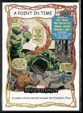2022 Upper Deck Marvel Beginnings Vol 2 #PT11 Fantastic Four A Point in Time