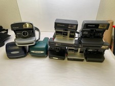 Lot of 8 Vintage Polaroid Camera's One Step Express, Sun 600  more