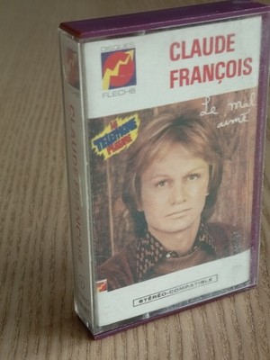 Audiokassette von Claude François Disques Flèche - der geliebte Vintage