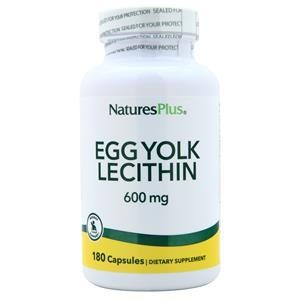 Nature's Plus Egg Yolk Lecithin (600mg)  180 caps
