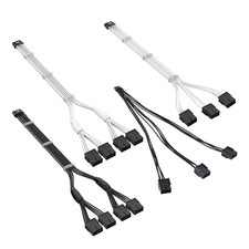 16Pin 12 4 to 3/4x8 6 2 Pin PCI-e 5.0 Extension Cable GPU Power Extension Cable
