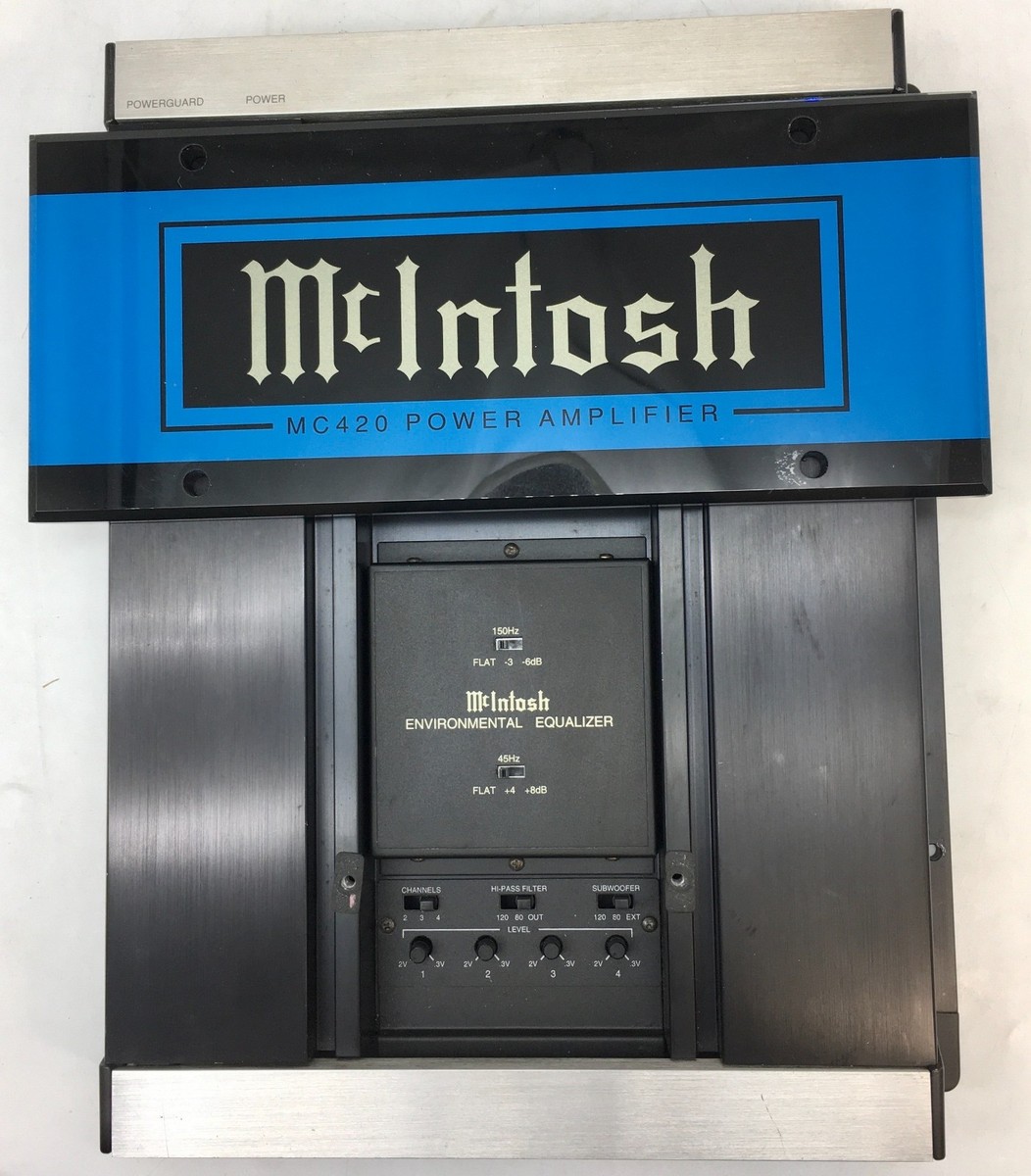 MCINTOSH MC420 4 Channel Power Amplifier JAPAN vintage car audio