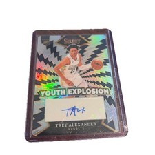 2024-25 Panini Select - Youth Explosion Signatures Trey Alexander #YE-TAX...