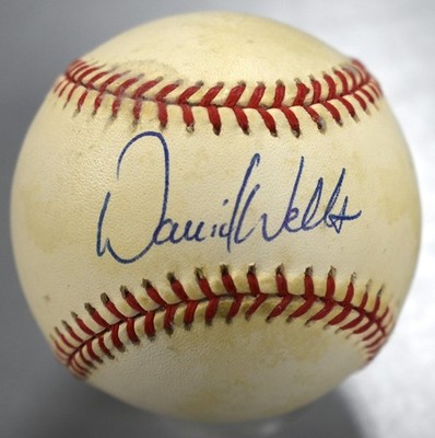 David Wells Signed Official American League Baseball Autograph