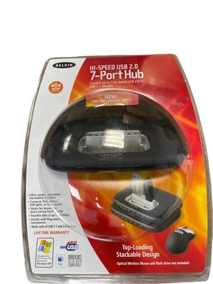 Belkin Hi-Speed USB 2.0 7 port HUB unused in box SKU 9330