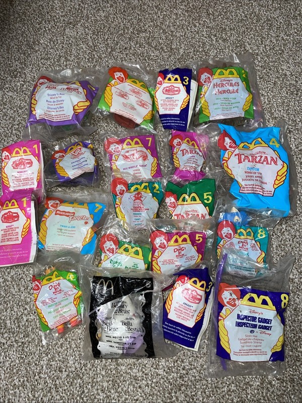 20 McDonalds Collectables In Sealed Original Packaging