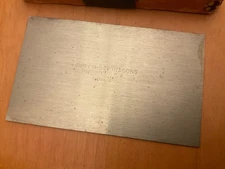 NOS Henry Disston & Sons No. 20 Cabinet Scraper Blade 3”x 5”