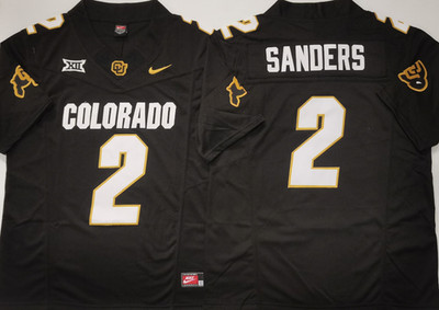 21 Colors Shedeur Sanders 2# Colorado Buffaloes Jersey All Stitched