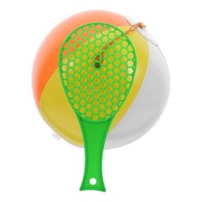 5Pcs PVC Kids Paddle Ball Set Reusable Soft Bouncy Balls Outdoor Play Toy