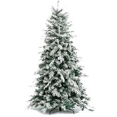 HONGU Albero di Natale innevato Artificiale verde folto Effetto Neve 150 180 210 240cm