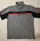 Harley Davidson Racing Button Up Shirt Size XL Screamin Eagle 
