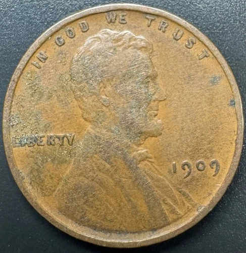 1909 VDB Lincoln Cent In Very Fine Condition