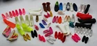 VINTAGE BARBIE KEN & FASHION DOLL SHOES & ACCESSORIES LOT OVER 120 PCS LOOSE