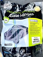 2 Tru-Close Heavy Duty Gate Hinge Self Closing Polymer SS 4-1/2" x 6-3/4"