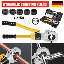 ~Hydraulische Presszange V Kontur Kupferrohr Verbundrohr Rohrzange Pressmaschine