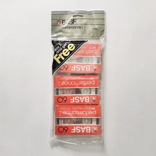 (3 Pack) BASF Performance I Type I Cassette Tapes NOS