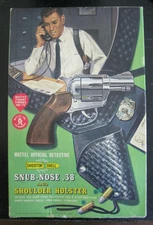 Mattel Shootin' Shell Snub-Nose Private Detective Cap Gun Set w/Original Box