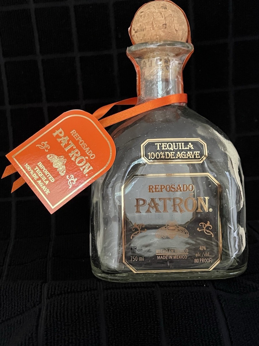 Patron Reposado Tequila 100% Agave 750ml * Empty Bottle * | eBay