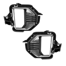 For 2021 2022 GMC Canyon Fog Light Bezel Driver & Passenger Side Pair Front