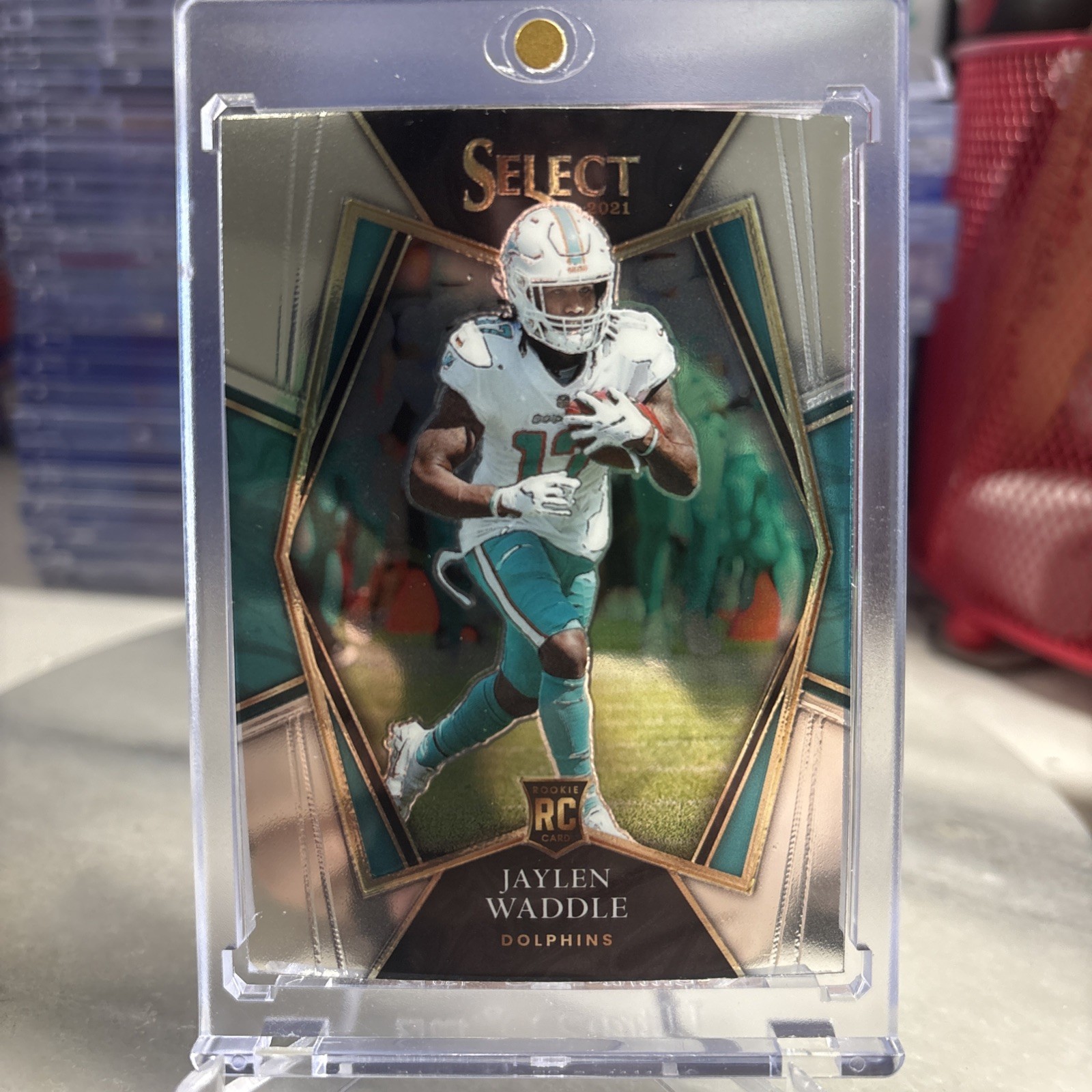 Jaylen Waddle 2021 Panini Select Premier Level RC #148