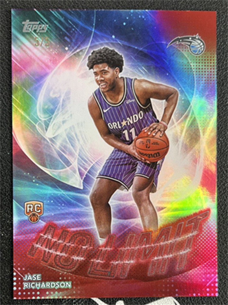 2025-26 Topps Jase Richardson #NL-25 No Limit Red Rainbow Rookie RC 5/5≈1/1
