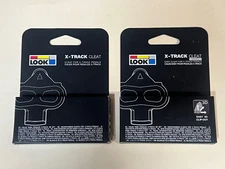 LOOK X-TRACK SPD Compatible Cleats, 2 Pair:  Standard & Easy