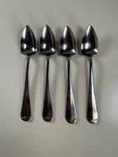 Oxford Hall Stainless Steel Grapefruit Spoons Set of 4 – Serrated Edge