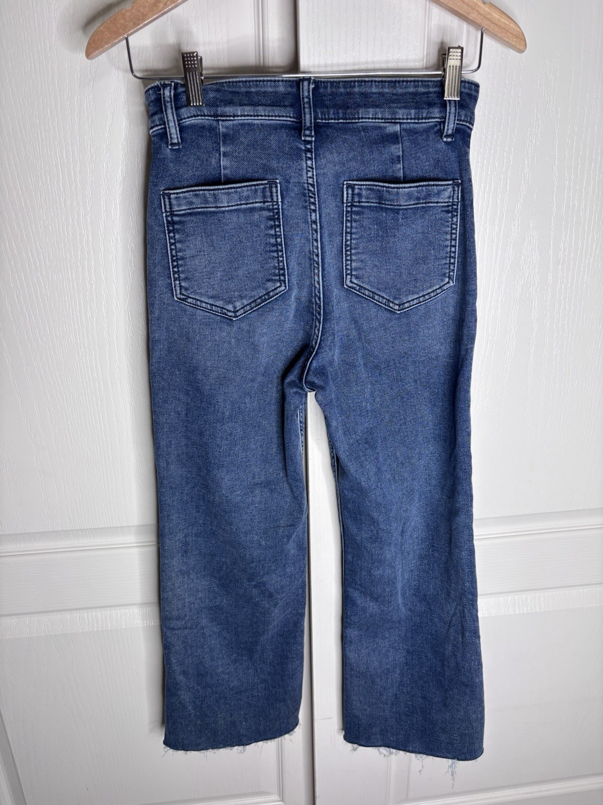 Faherty Stretch Patch Pocket Pants Cut Hem Size 26 - image 9