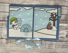 Errorless Learning File Folder Game Snowfall Special Education Autism Task Bag