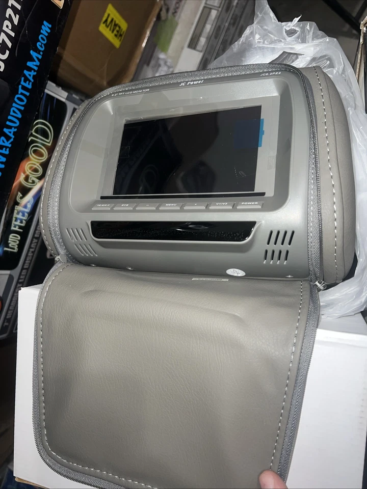 JC power Jc6.2pz2 6.2" Two headrests in the set. Two sets of Gray New - Image 3 of 3