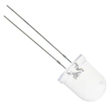 50 x Warm White 10mm Water Clear LED 6000mcd 30°