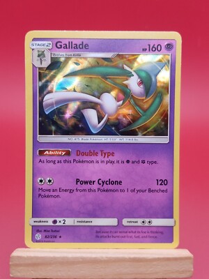 82/236 Gallade Rare Holo Sonne & Mond Kosmische Finsternis Pokémon TCG Karte 2019