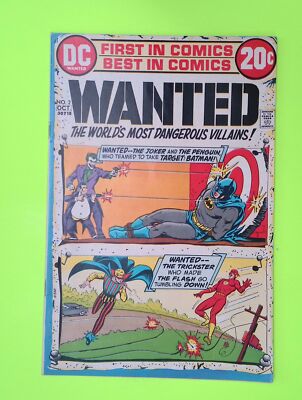 Wanted #2 1972 DC Comics Mid Grade Comic Book A73-212