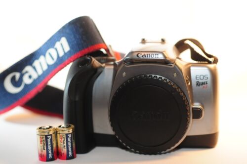 Cuerpo de cámara analógica Canon EOS Rebel K2 35 mm PELÍCULA SLR SOLO PROBADO funciona SIN LENTE - Imagen 1 de 10