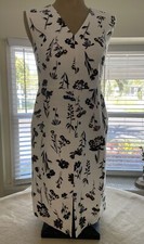 Ann Taylor White Floral Dress 6