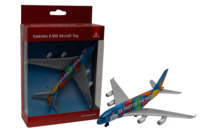 Emirates Airbus A380 Magic of Dubai Single Diecast Flugzeug RT9906 *BRANDNEU*