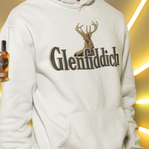 Glenfiddich Whisky Logo Hoodie Pullover Logo Au Seller - Picture 1 of 4