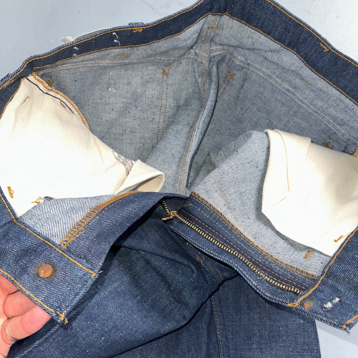 Levis 646 Deadstock 70s USA Orange Tab Bootcut Flare Bell Bottom