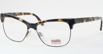 Claudia Schiffer Rodenstock Mahogany C2001 C Tortoise /Gunmetal EYEGLASSES 53mm