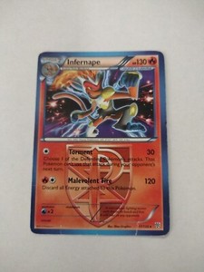 Pokemon Card Infernape Plasma Storm Rare 17/135 Near Mint