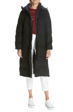 $1200 Rag & Bone Jenset Quilted Wool Blend Down Parka Warm Coat Black Xs