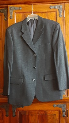 Jones New York Tailored for Hech's Blazer Jacket Wool Black S 40**NEW**