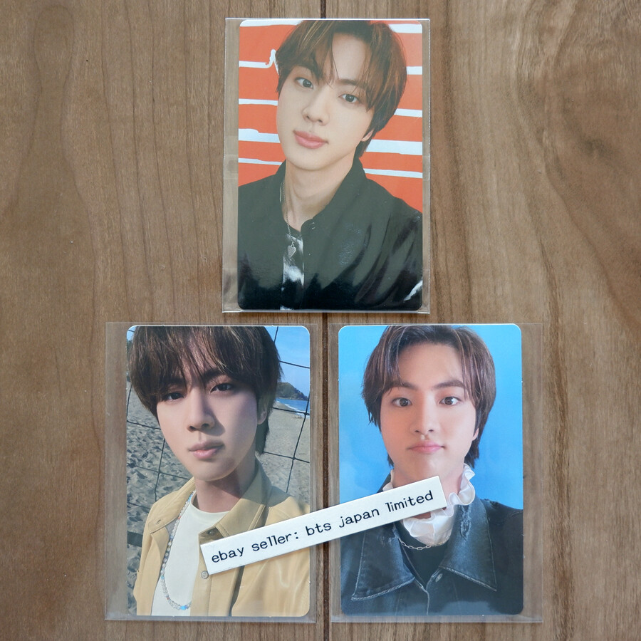 BTS JIN Butter Official Photo card Cream Peaches Fan club
