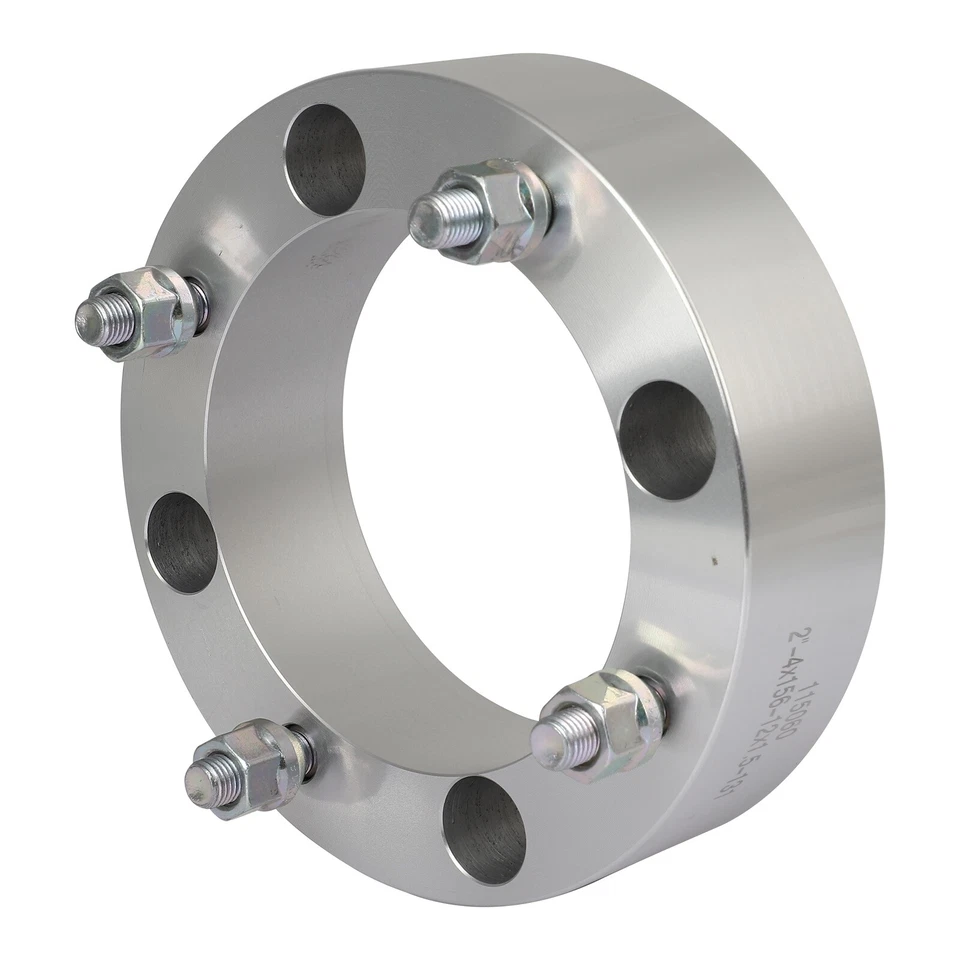 4x 2 inch 4x156 ATV Wheel Spacers M12x1.5 Fits Polaris RZR 900 RZR XP 1000 4/156 Foto 4 de 4