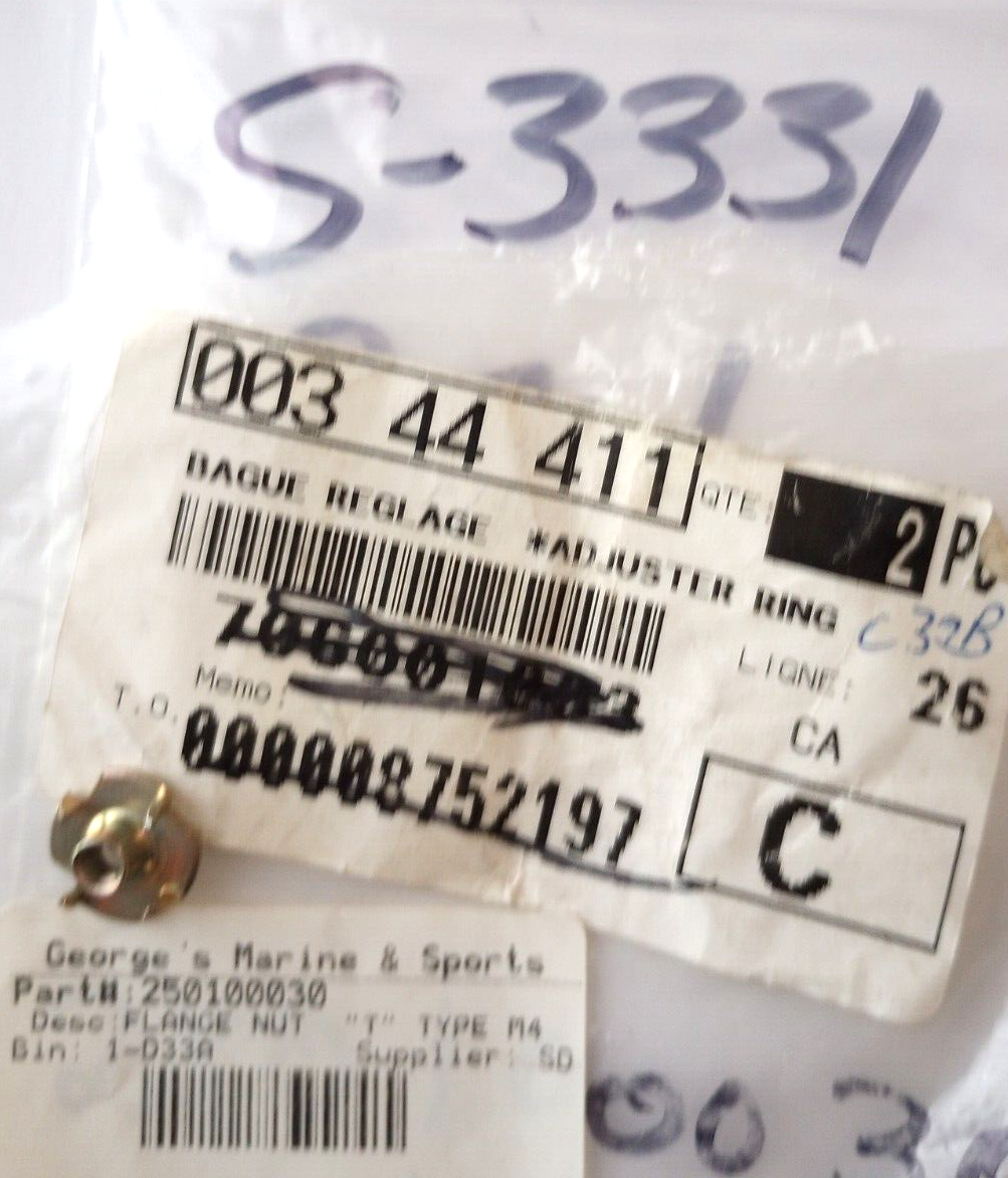 BRP T Flange Nut NOS 250100030 (S-3331) | eBay