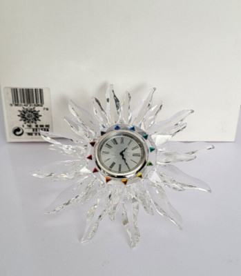 Swarovski 221626 Tischuhr Solaris Table CLock NEU MIB